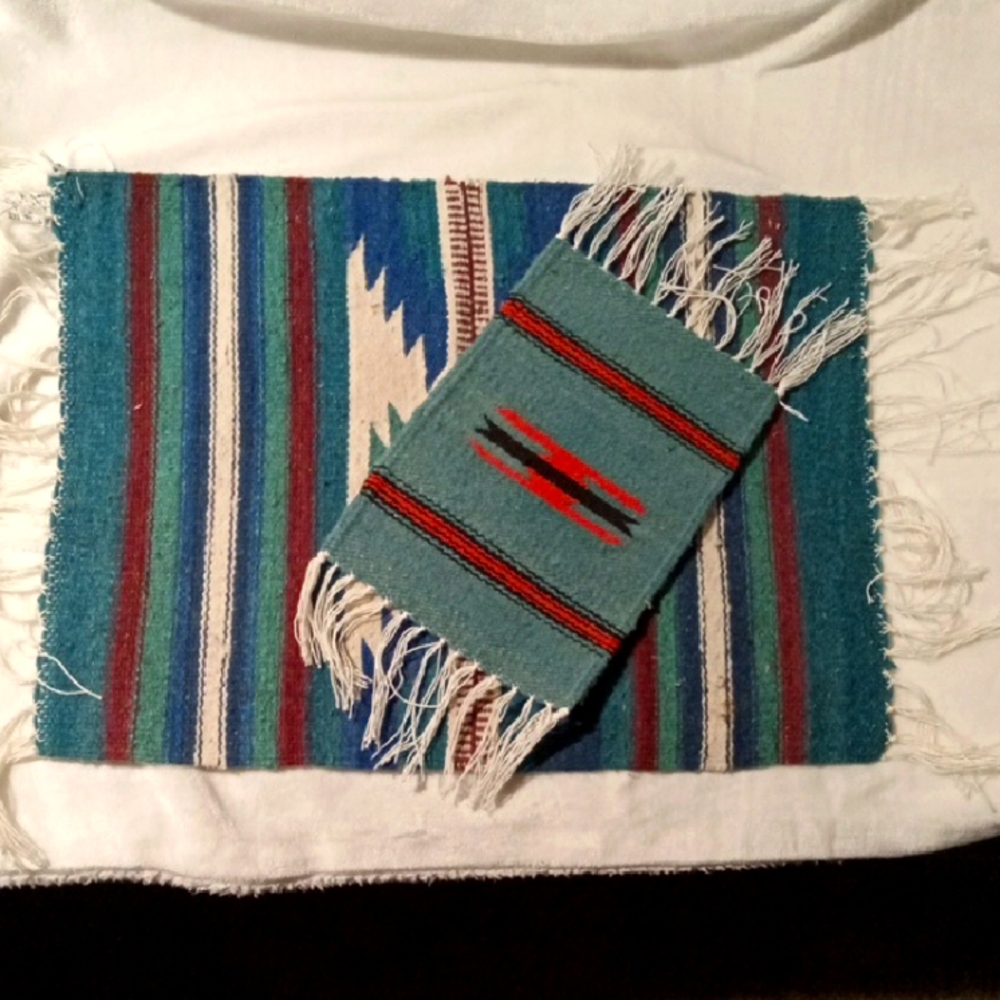 Hand Woven Wool Mats / Wall Hangings